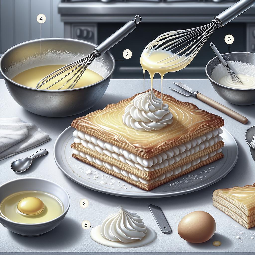 Comment Préparer un Glaçage Mille-Feuille au Blanc d’Œuf Parfait