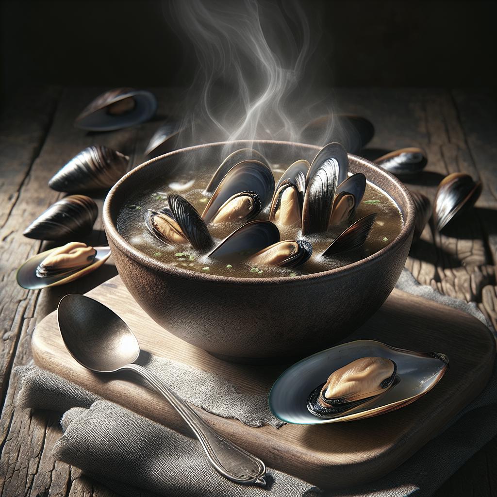 La Soupe Savoureuse aux Moules : Un Délice avec leur Jus de Cuisson